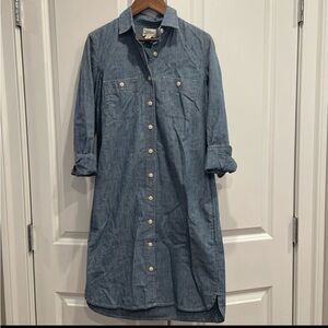 J.Crew Denim Shirtdress
